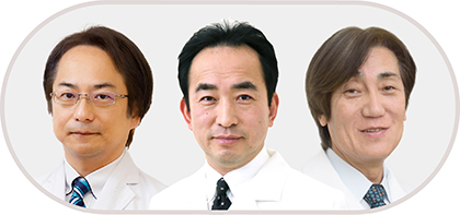手塚先生、石原理事長、加曾利先生　写真
